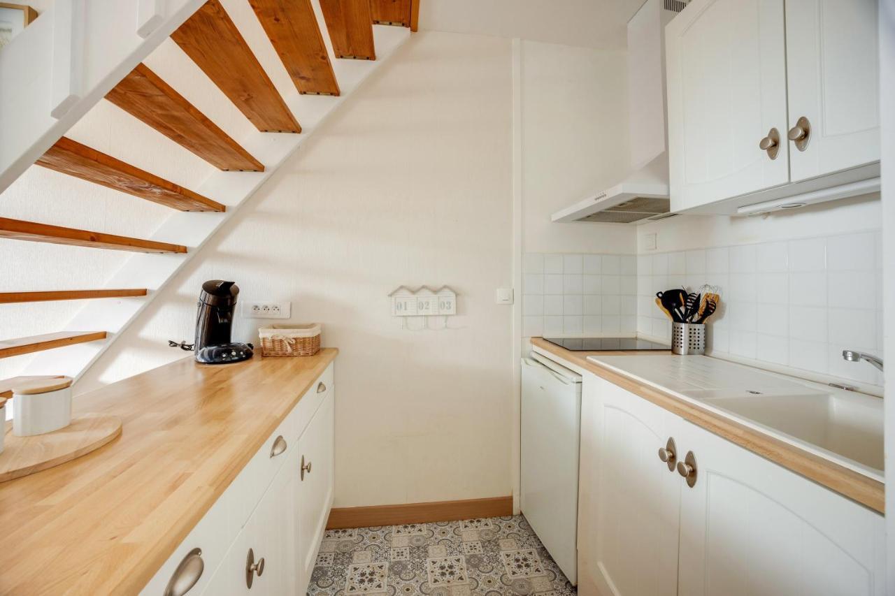 Aux Beaux Coquillages Apartment Courseulles-sur-Mer Bagian luar foto